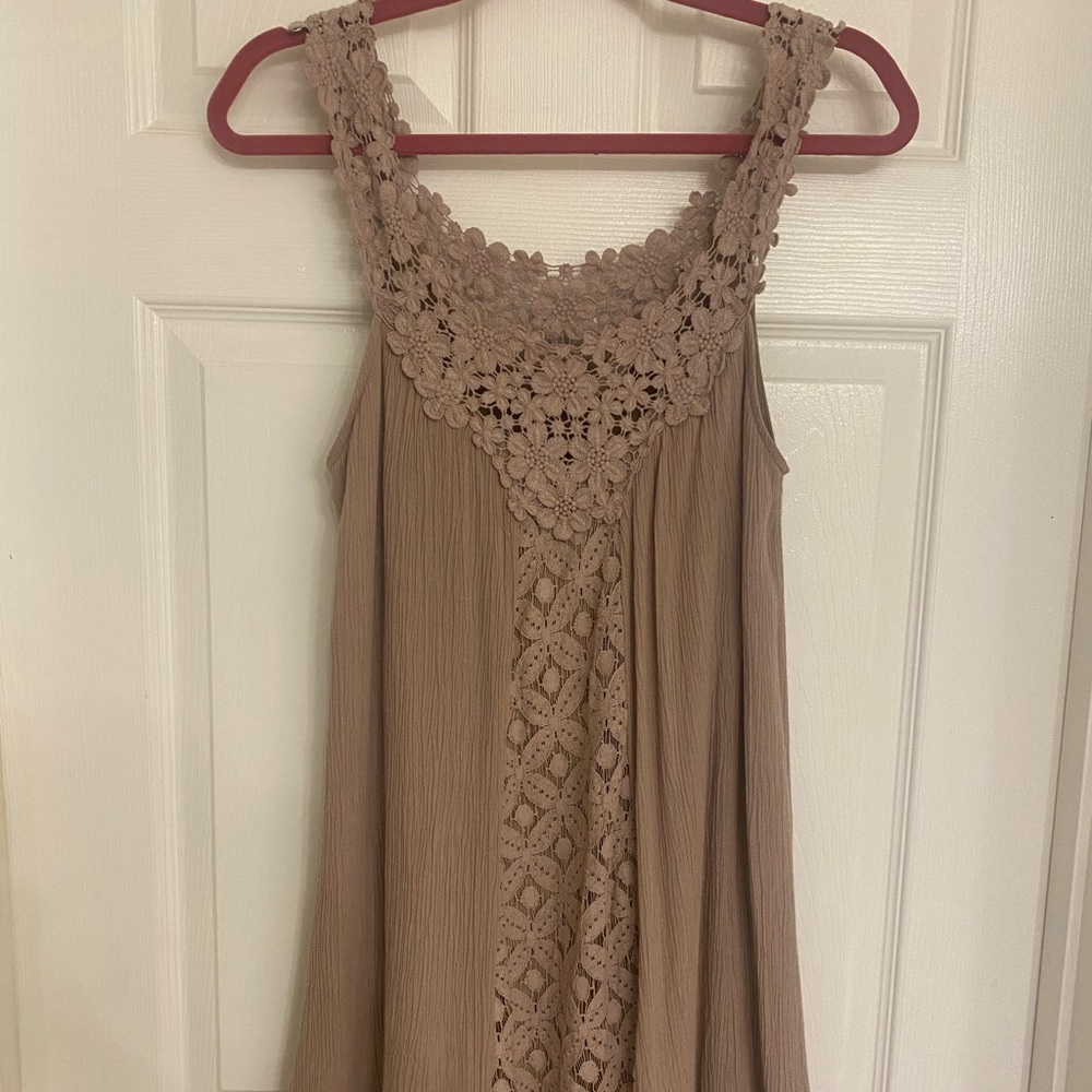 Lace bohemian dress